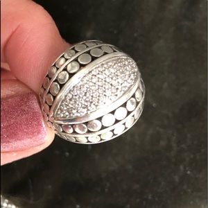 John Hardy Pave Ring - Size 7